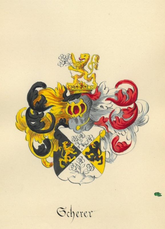 Wappen Familie Scherer